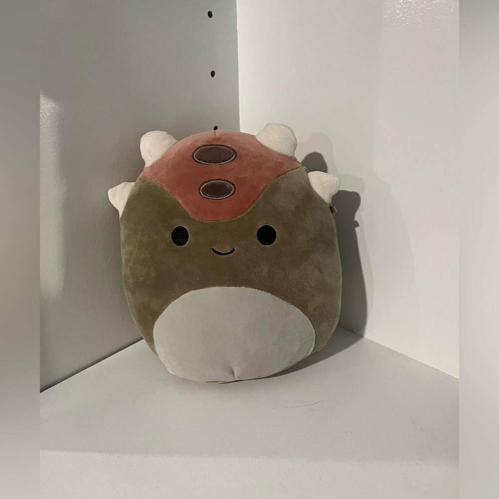 Squishmallows 8 Inch Ainhoca The Ankylosaurus Dinosaur soft, cute, and cuddly